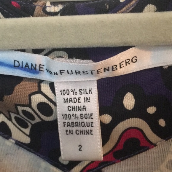 DVF printed beaded dress with open back detail - Picture 7 of 7